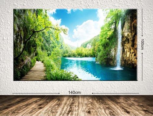 Dev Boyut Manzara Kanvas Tablo 100x140 cm