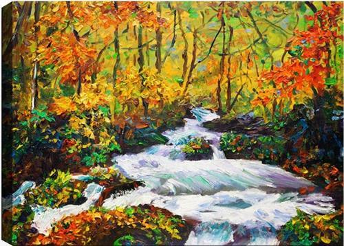 50x70 cm Manzara Kanvas Tablo