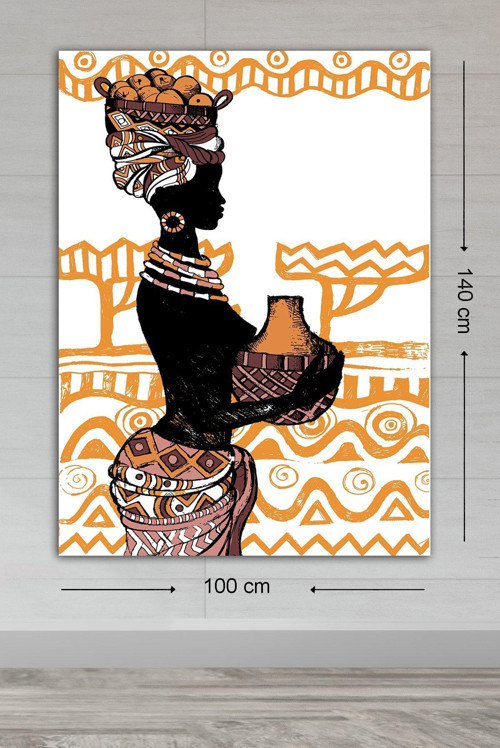 Dev Boyut Dekoratif Kanvas Tablo 100x140 cm