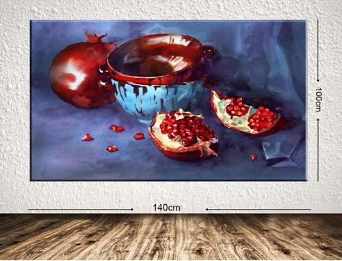 Dev Boyut Dekoratif Kanvas Tablo 100x140 cm