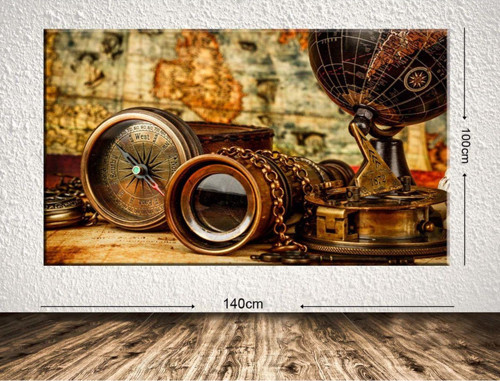 Dev Boyut Dekoratif Kanvas Tablo 100x140 cm