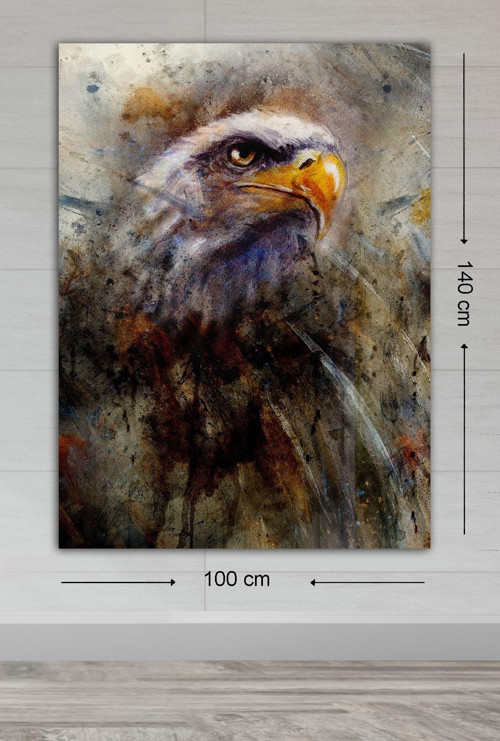 Dev Boyut Dekoratif Kanvas Tablo 100x140 cm