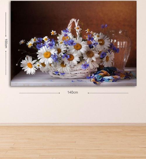 Dev Boyut Dekoratif Kanvas Tablo 100x140 cm
