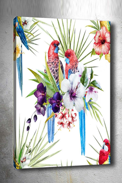30x40 cm Tropikal Kanvas Tablo