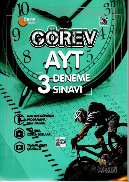 Armada Görev Yks Ayt 3 Deneme Sınavı Video Çözümlü - Armada Yayınları