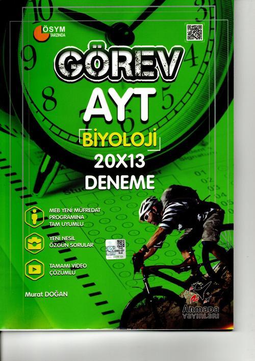 Armada Görev Yks Ayt Biyoloji Deneme 20X13 Video Çözümlü - Armada Yayınları