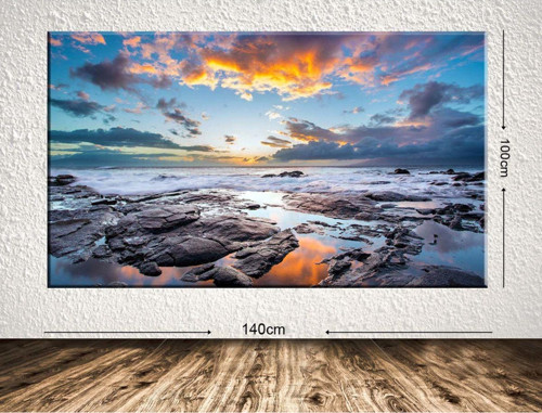 Dev Boyut Manzara Kanvas Tablo 100x140 cm