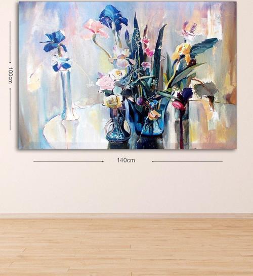 Dev Boyut Dekoratif Kanvas Tablo 100x140 cm