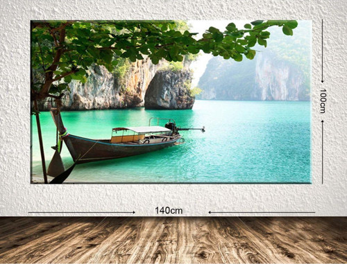 Dev Boyut Manzara Kanvas Tablo 100x140 cm