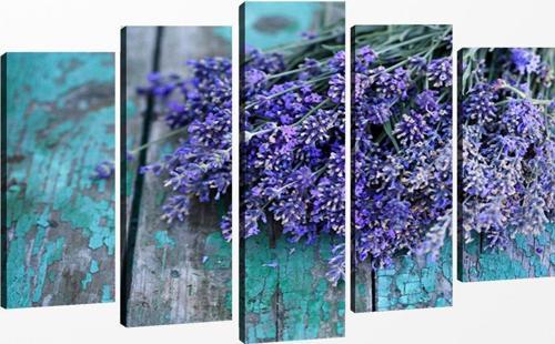 5 Parçalı Kanvas Tablo 60x100 cm