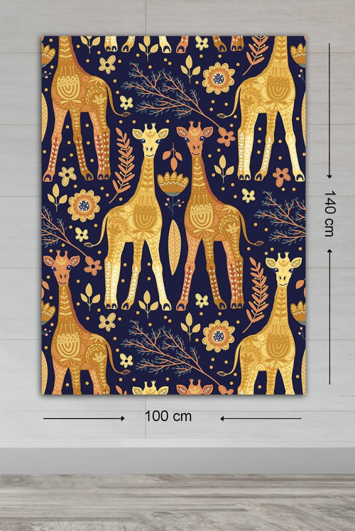 Dev Boyut Dekoratif Kanvas Tablo 100x140 cm