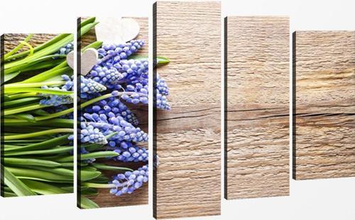 5 Parçalı Kanvas Tablo 60x100 cm