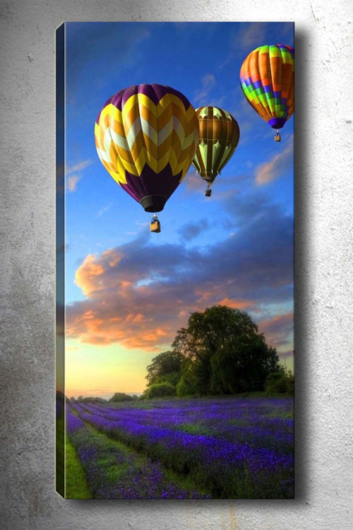 30x90 cm Manzara Kanvas Tablo