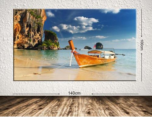 Dev Boyut Manzara Kanvas Tablo 100x140 cm