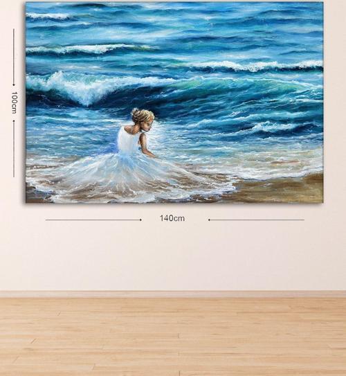 Dev Boyut Dekoratif Kanvas Tablo 100x140 cm