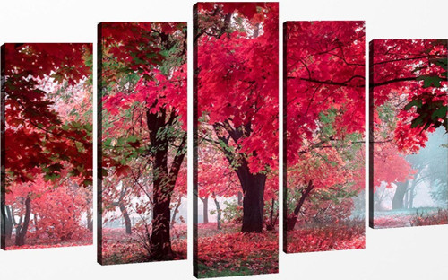 5 Parçalı Kanvas Tablo 60x100 cm