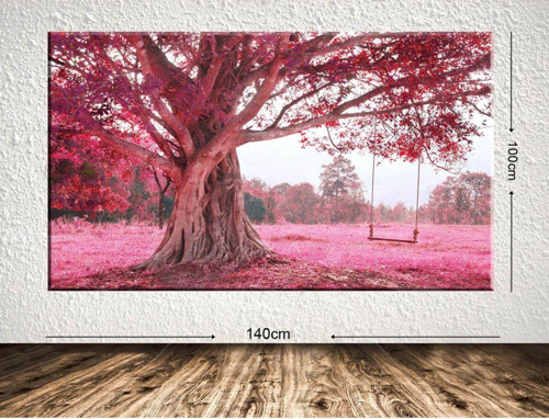 Dev Boyut Manzara Kanvas Tablo 100x140 cm