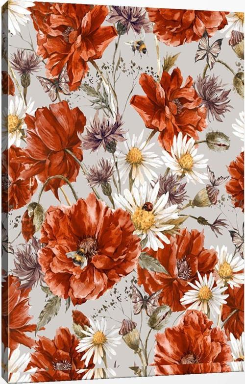 50x70 cm Çiçek Kanvas Tablo