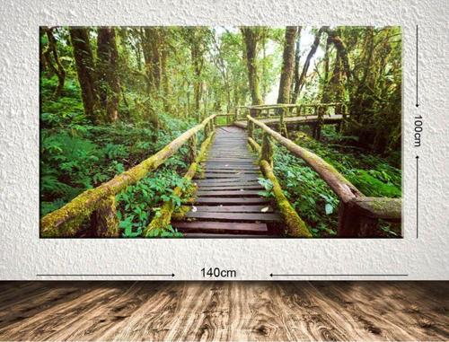 Dev Boyut Manzara Kanvas Tablo 100x140 cm