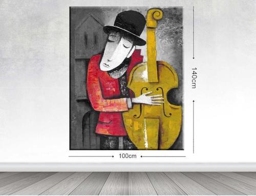 Dev Boyut Dekoratif Kanvas Tablo 100x140 cm