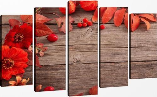 5 Parçalı Kanvas Tablo 60x100 cm