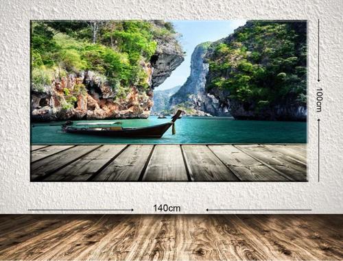 Dev Boyut Manzara Kanvas Tablo 100x140 cm