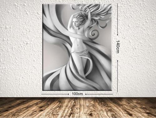 Dev Boyut Dekoratif Kanvas Tablo 100x140 cm