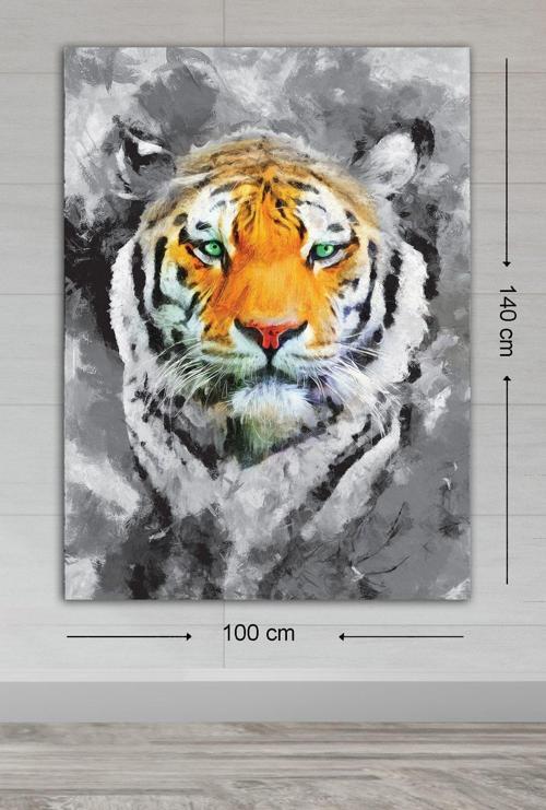 Dev Boyut Dekoratif Kanvas Tablo 100x140 cm