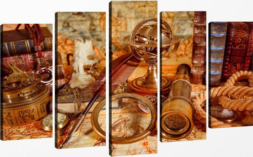 5 Parçalı Kanvas Tablo 60x100 cm