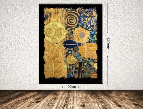 Dev Boyut Dekoratif Kanvas Tablo 100x140 cm