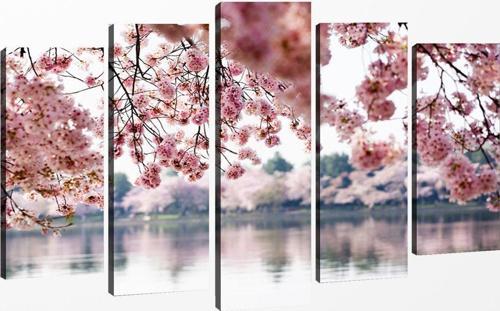 5 Parçalı Kanvas Tablo 60x100 cm