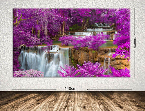 Dev Boyut Manzara Kanvas Tablo 100x140 cm