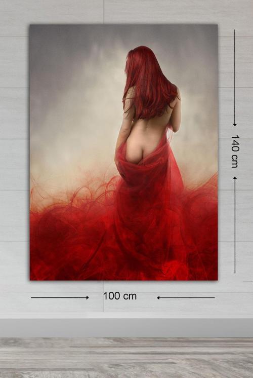 Dev Boyut Dekoratif Kanvas Tablo 100x140 cm