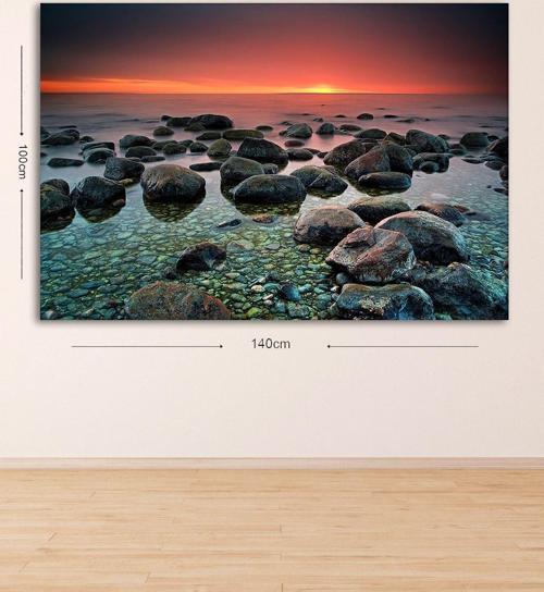Dev Boyut Dekoratif Kanvas Tablo 100x140 cm