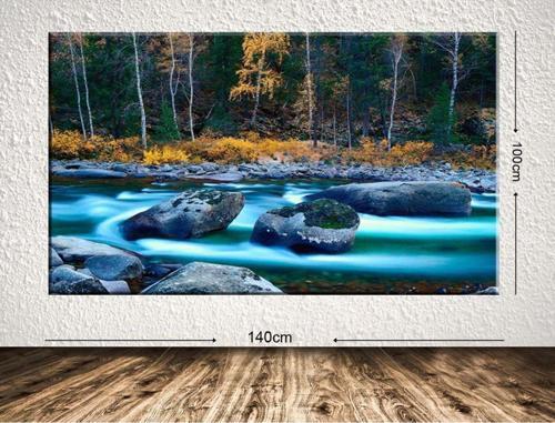 Dev Boyut Manzara Kanvas Tablo 100x140 cm
