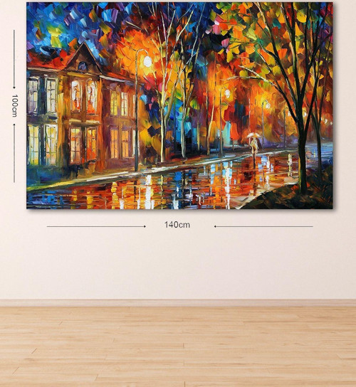 Dev Boyut Dekoratif Kanvas Tablo 100x140 cm
