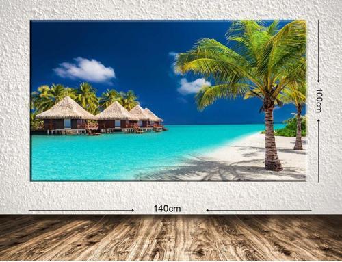 Dev Boyut Manzara Kanvas Tablo 100x140 cm