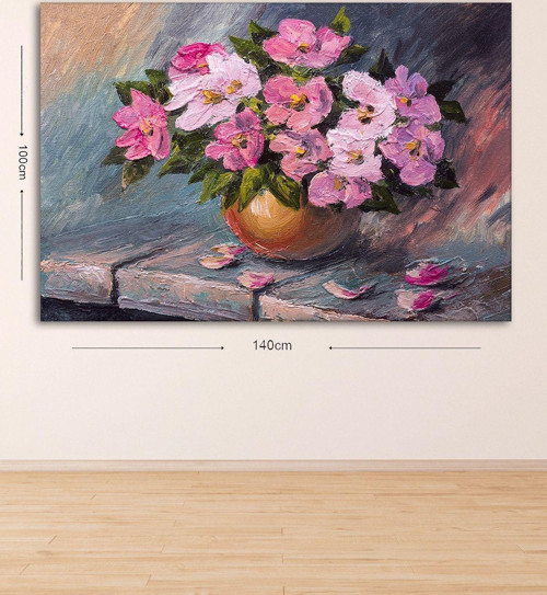 Dev Boyut Dekoratif Kanvas Tablo 100x140 cm