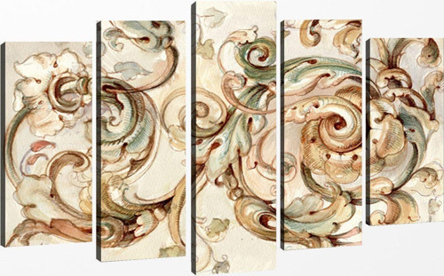 5 Parçalı Kanvas Tablo 60x100 cm