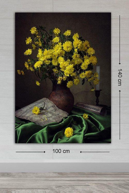 Dev Boyut Dekoratif Kanvas Tablo 100x140 cm