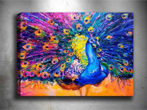 30x40 cm Tropikal Kanvas Tablo