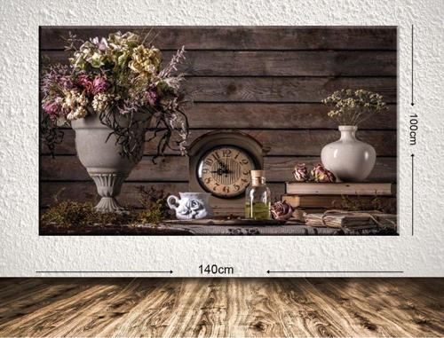 Dev Boyut Dekoratif Kanvas Tablo 100x140 cm