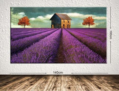 Dev Boyut Manzara Kanvas Tablo 100x140 cm