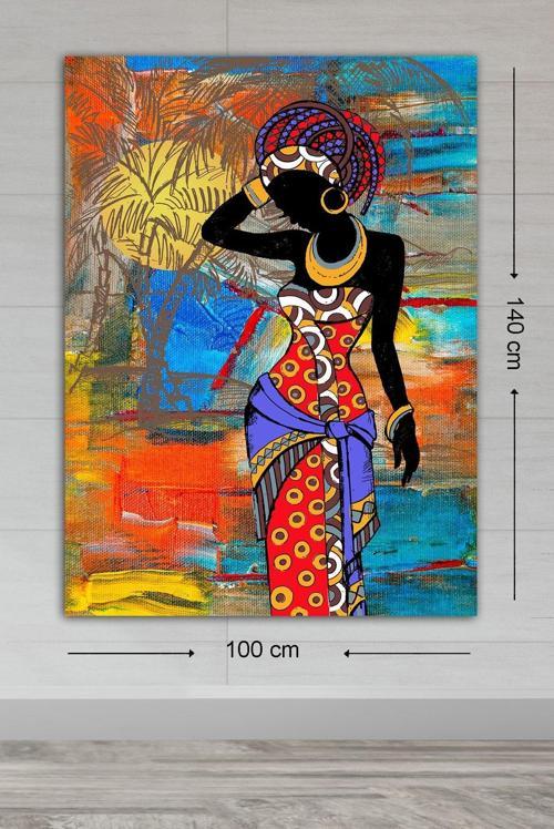 Dev Boyut Dekoratif Kanvas Tablo 100x140 cm