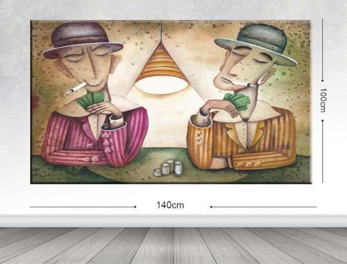 Dev Boyut Dekoratif Kanvas Tablo 100x140 cm