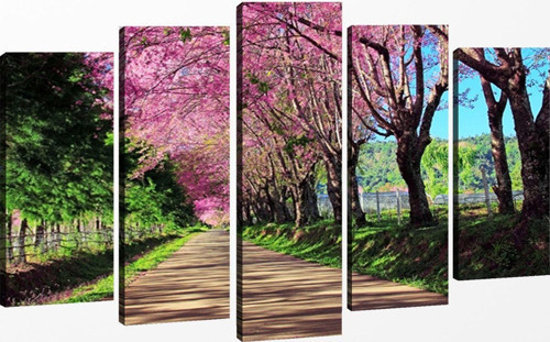 5 Parçalı Kanvas Tablo 60x100 cm
