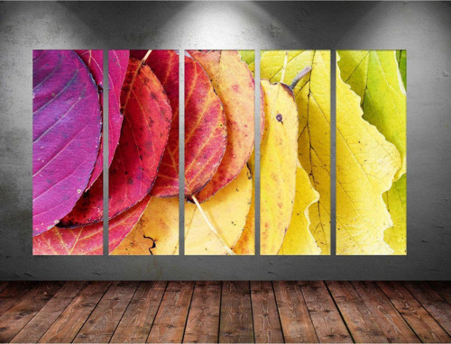 Dev Boyut 5 Parçalı Kanvas Tablo 150x90 cm