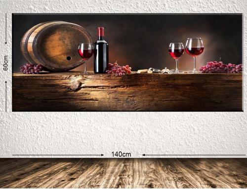 Dev Boyut Dekoratif Kanvas Tablo 60x140 cm