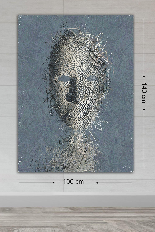 Dev Boyut Dekoratif Kanvas Tablo 100x140 cm