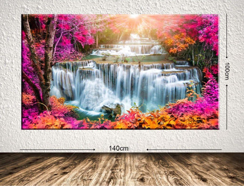 Dev Boyut Manzara Kanvas Tablo 100x140 cm
